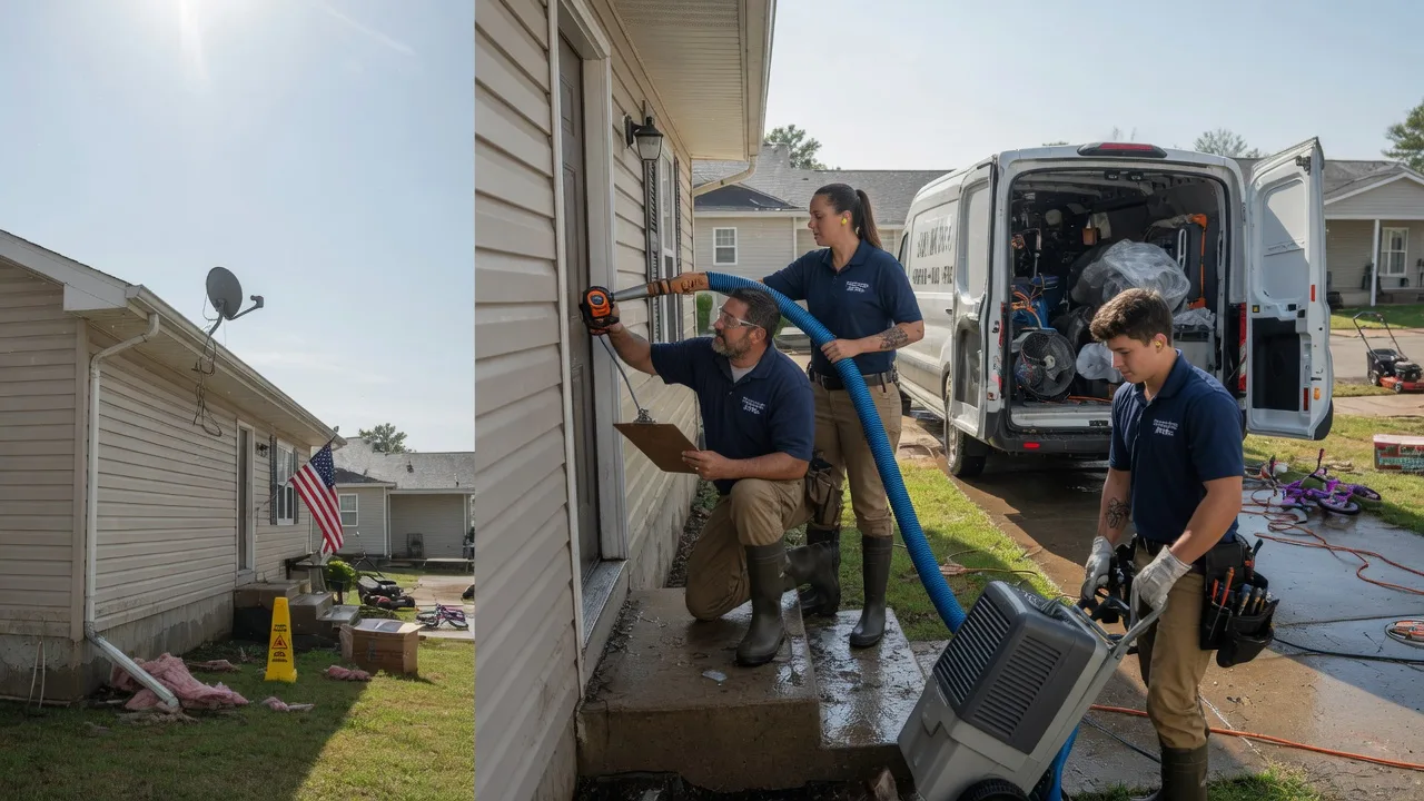 Ceiling Water Damage Restoration in Modesto, IL near me