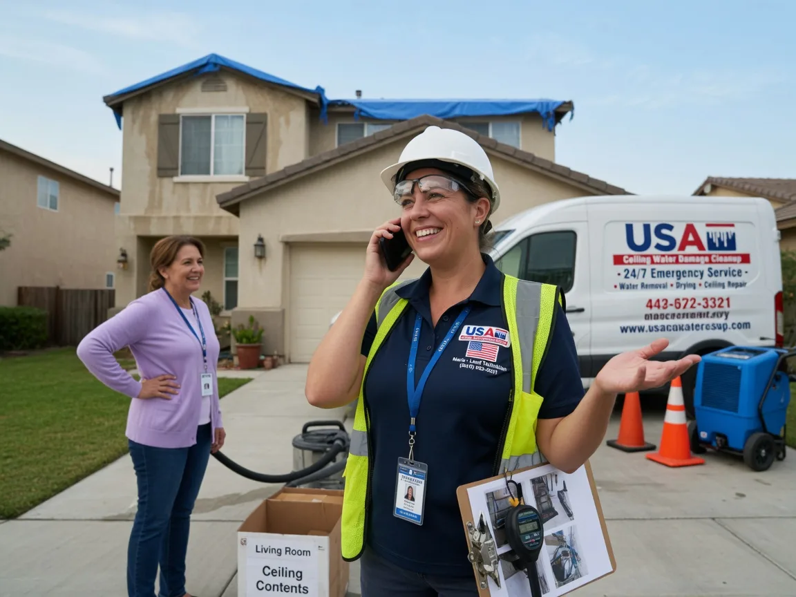 Ceiling Water Damage Restoration Modesto, IL FAQs